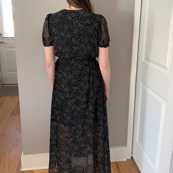 A New Day Target Maxi Full Length Black Floral Dress - Picture 3 of 12